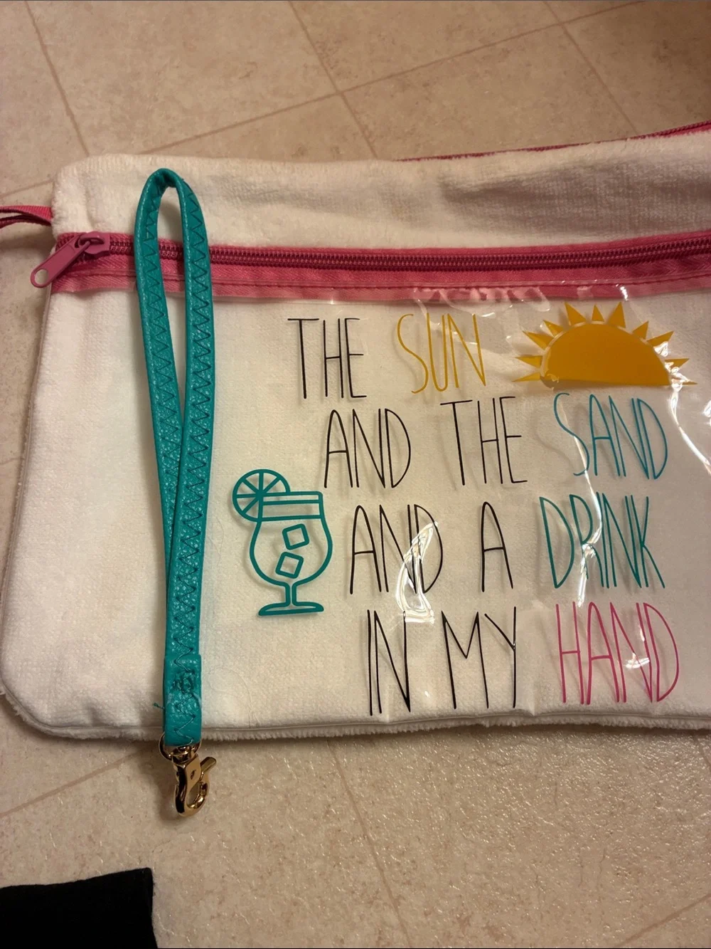 Fun bikini bag -  inspired by Kenny Chesney's beach-vibe lyrics